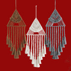 Handwoven Home Decor Triangle Dream Catcher Pendant