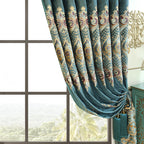 Luxury Embroidered Blackout Curtains – 2-Piece