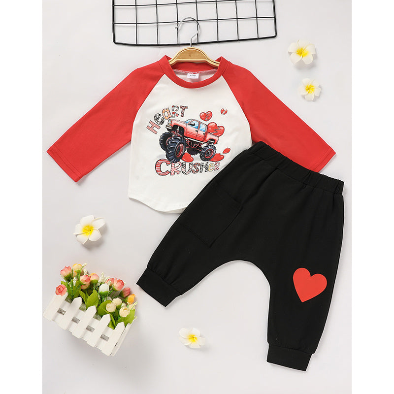 Baby Boy “Heart Crusher” Valentine’s Day Set