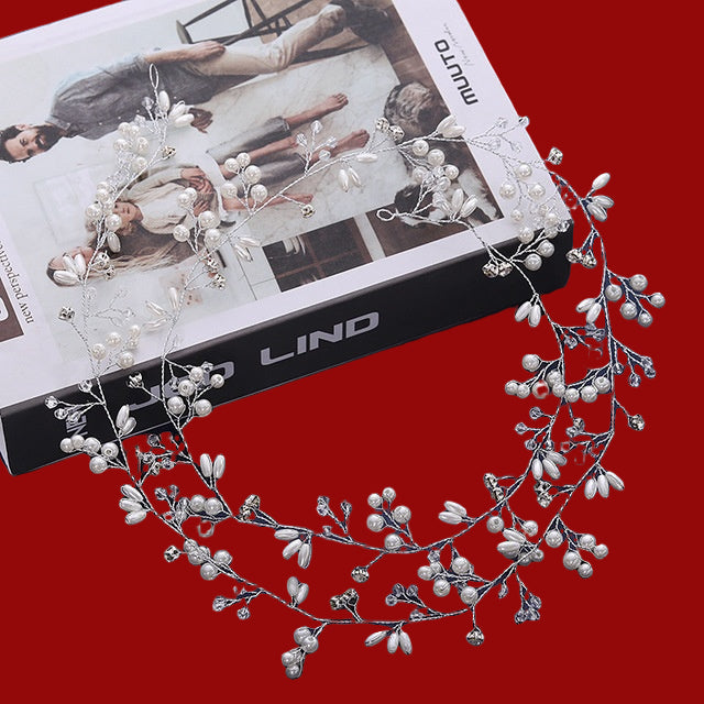Bride's Long Hair Band