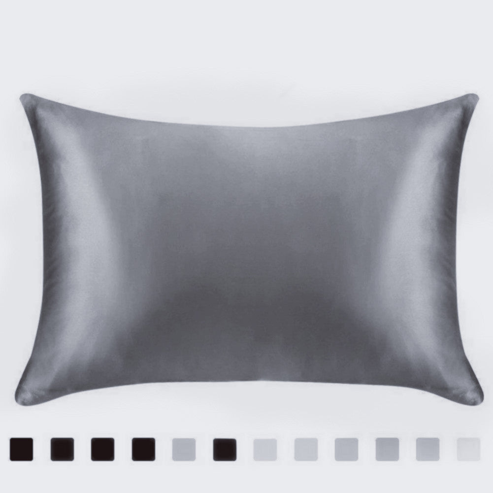 Satin Ice Silk Pillowcase – Solid Color