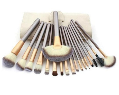 Persian Champagne Makeup Brush Set