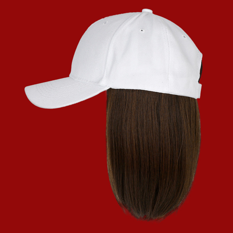Wig Hat Wig Integrated Bob Head