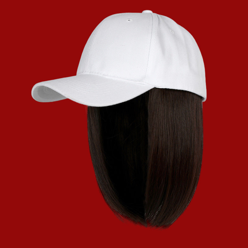 Wig Hat Wig Integrated Bob Head