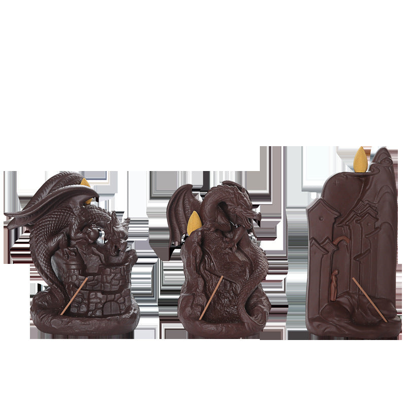 Dragon Zisha Ceramic Incense Burner