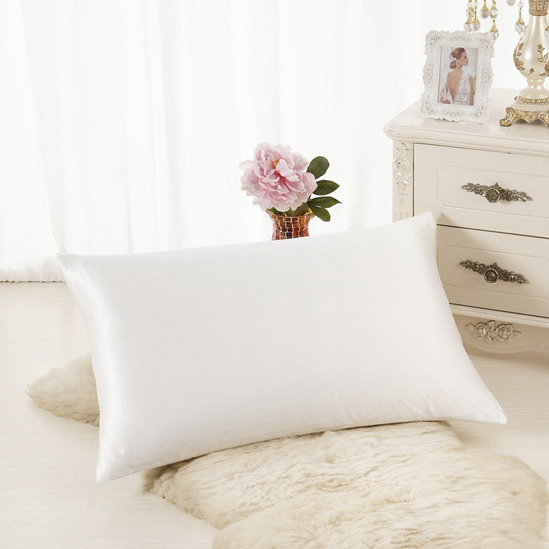 Satin Ice Silk Pillowcase – Solid Color