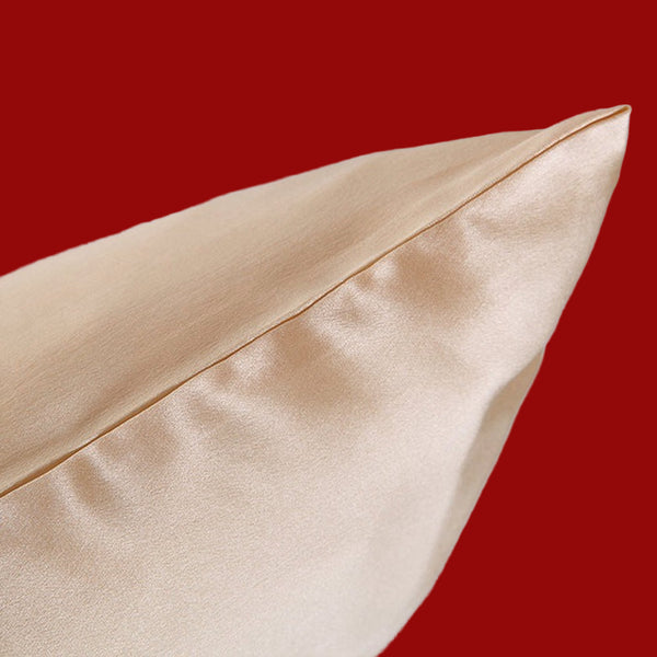 Satin Ice Silk Pillowcase – Solid Color