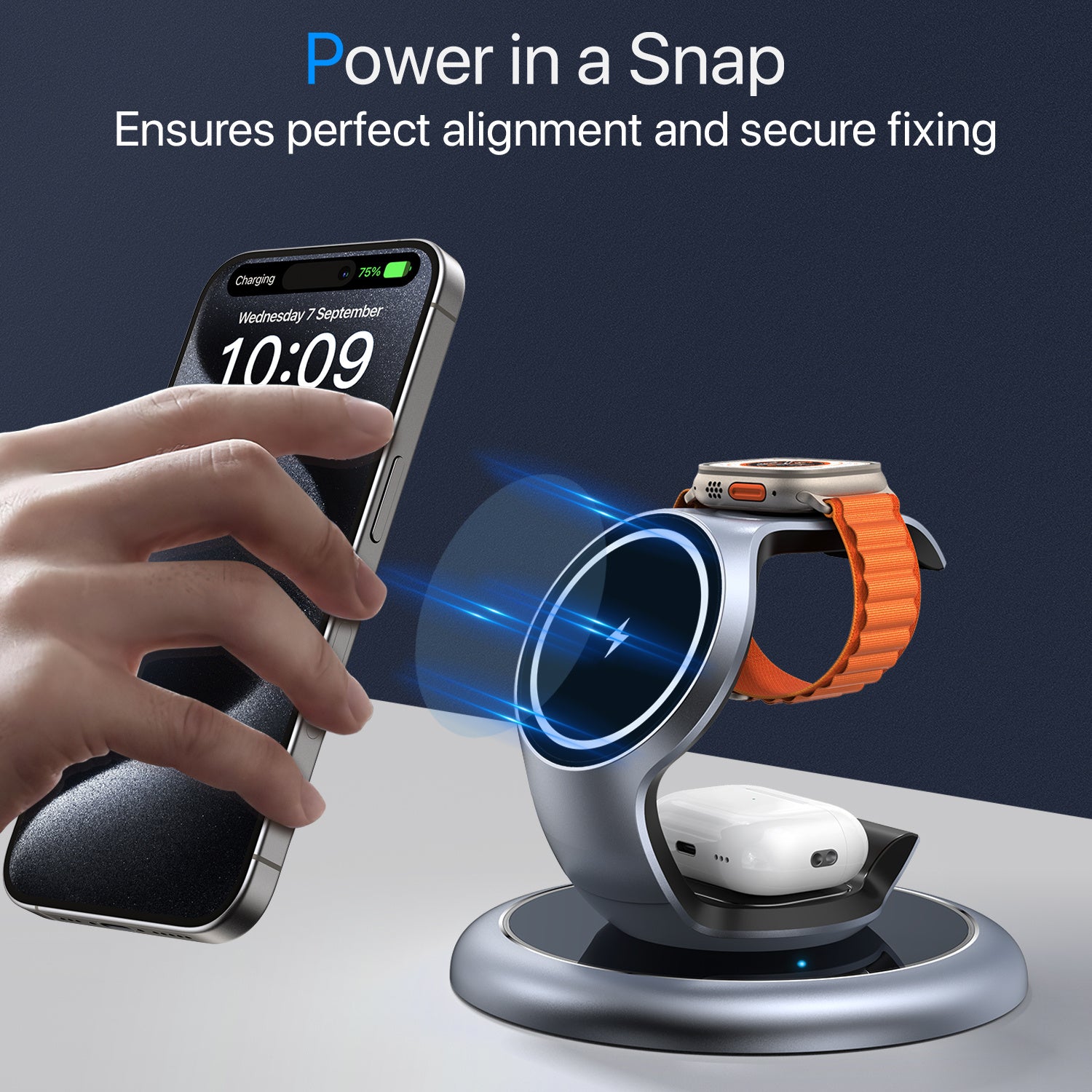 3-in-1 MagSafe Wireless Charging Station