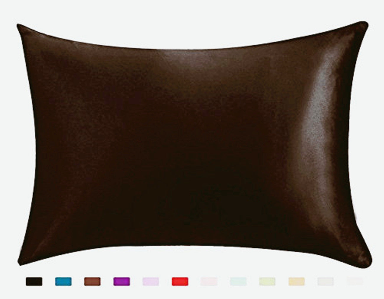 Satin Ice Silk Pillowcase – Solid Color