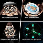 Automatic Mechanical Watch Hollow Waterproof