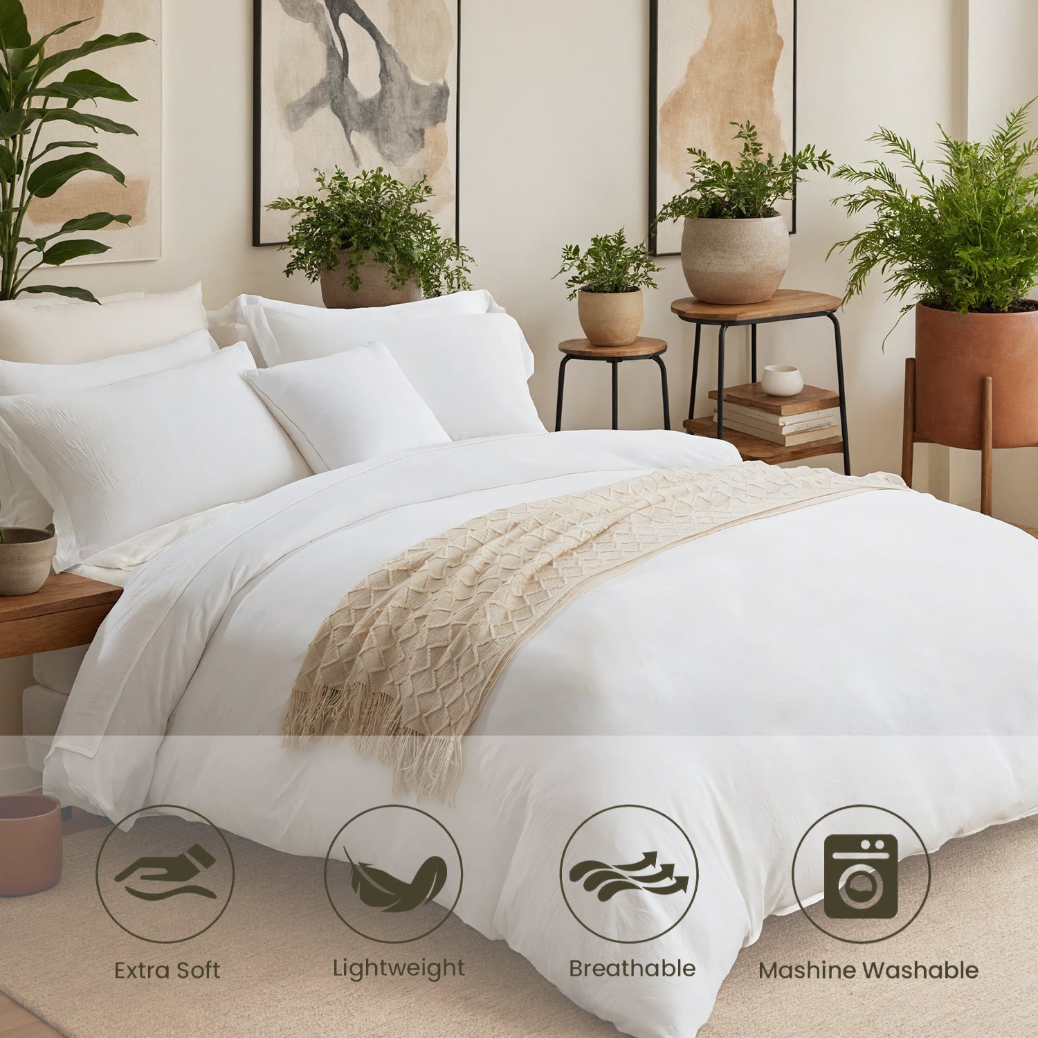 3-Piece Microfiber Bedding Set