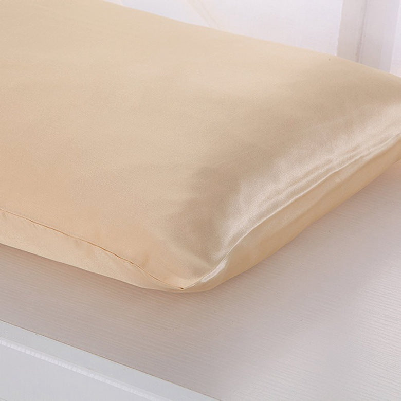Satin Ice Silk Pillowcase – Solid Color