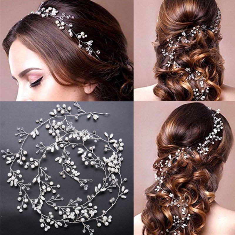 Bride's Long Hair Band