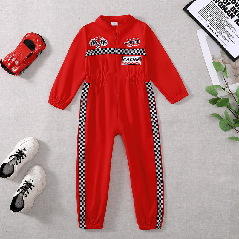 Toddler Race Car Driver Jumpsuit