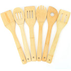 6Pcs Bamboo Wooden Cooking Utensil Set