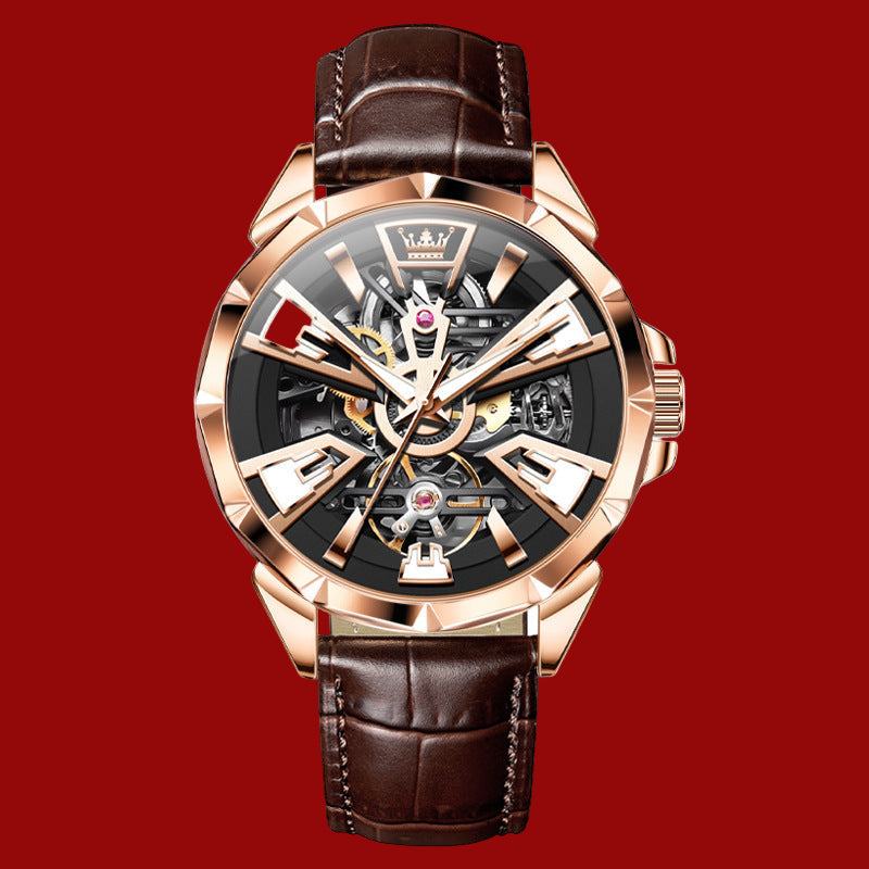 Automatic Mechanical Watch Hollow Waterproof
