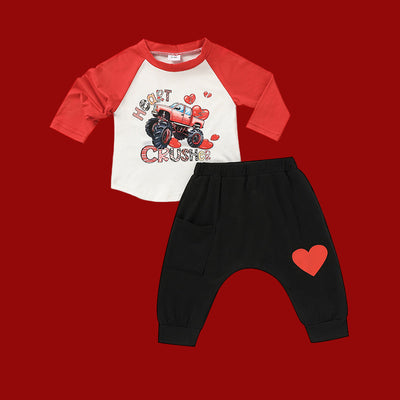 Baby Boy “Heart Crusher” Valentine’s Day Set