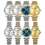 New Diamond-embedded Olevs Waterproof Watch