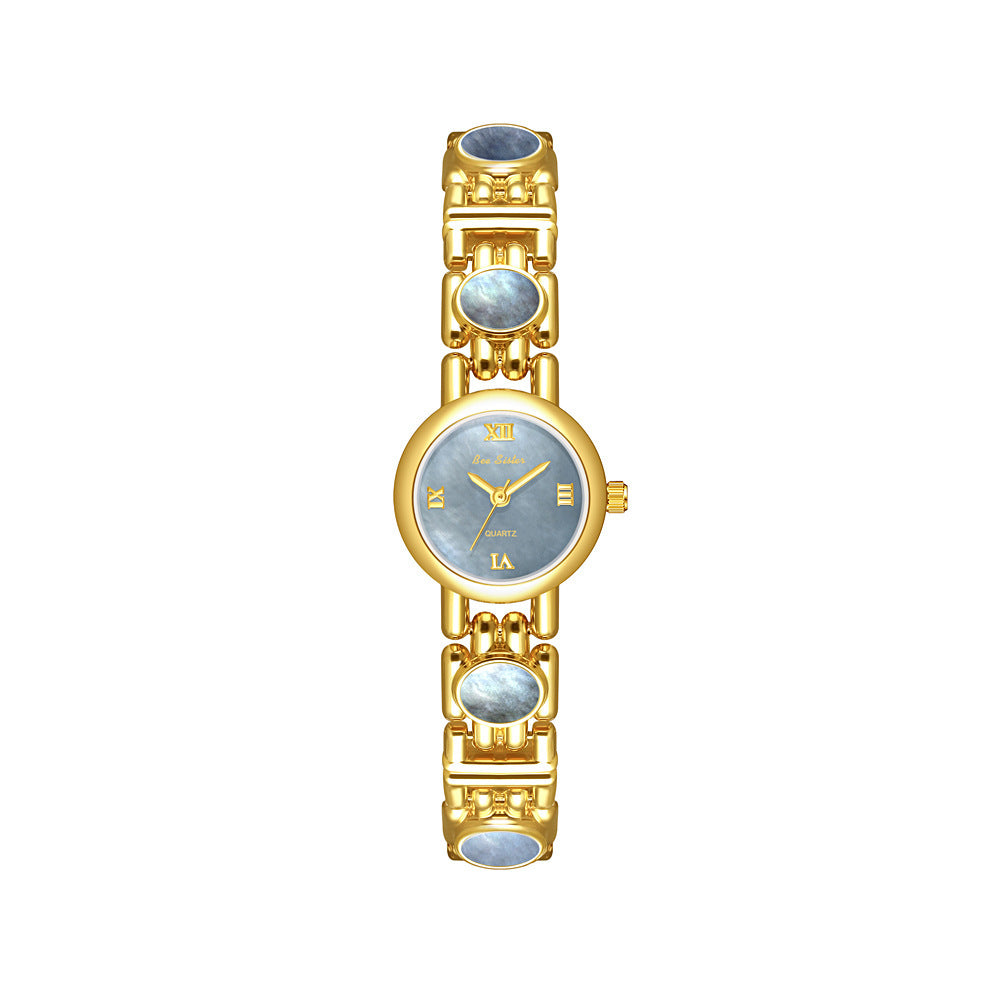 Aurora Black Gold Abalone Watch