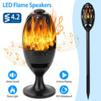 LED Flame Torch Bluetooth Speaker