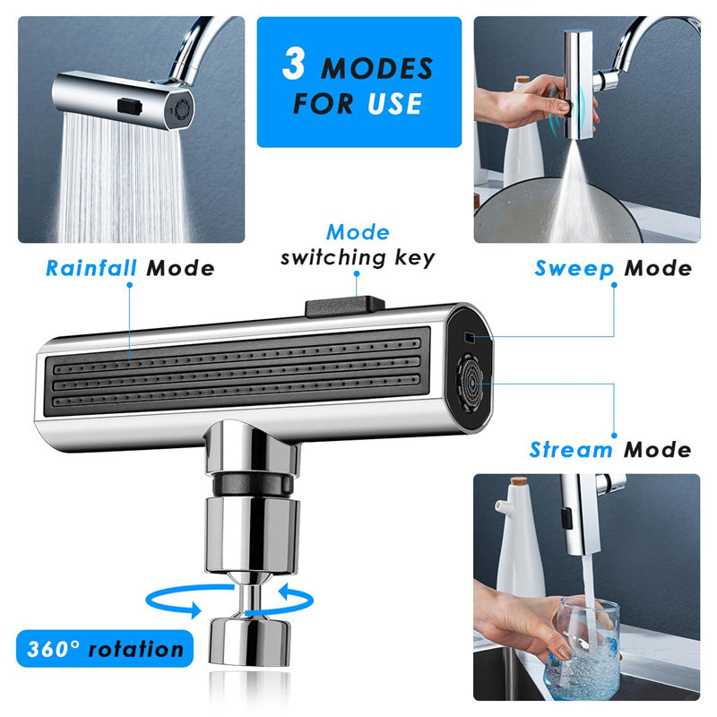 Universal Rotating Kitchen Faucet Nozzle