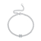 Moissanite Luxury Bracelet – Sterling Silver Sparkle