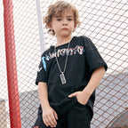 Children's sports printed T-shirt