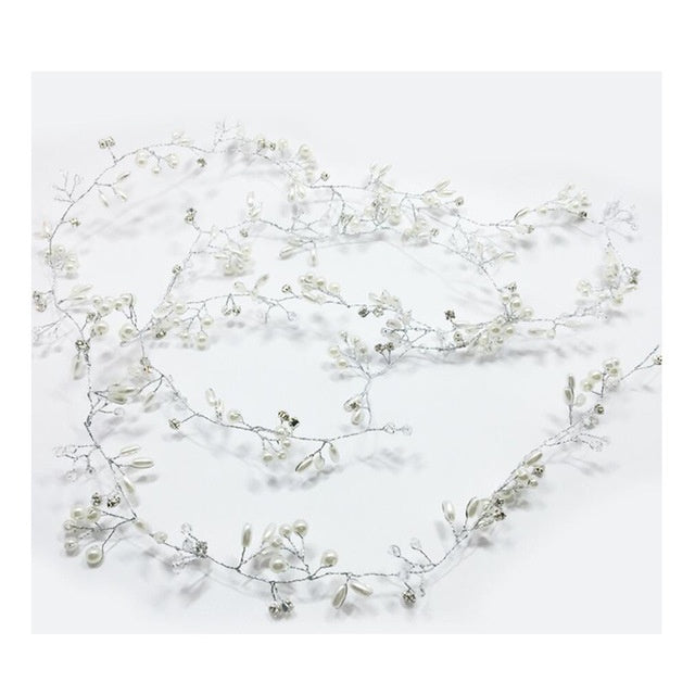 Bride's Long Hair Band