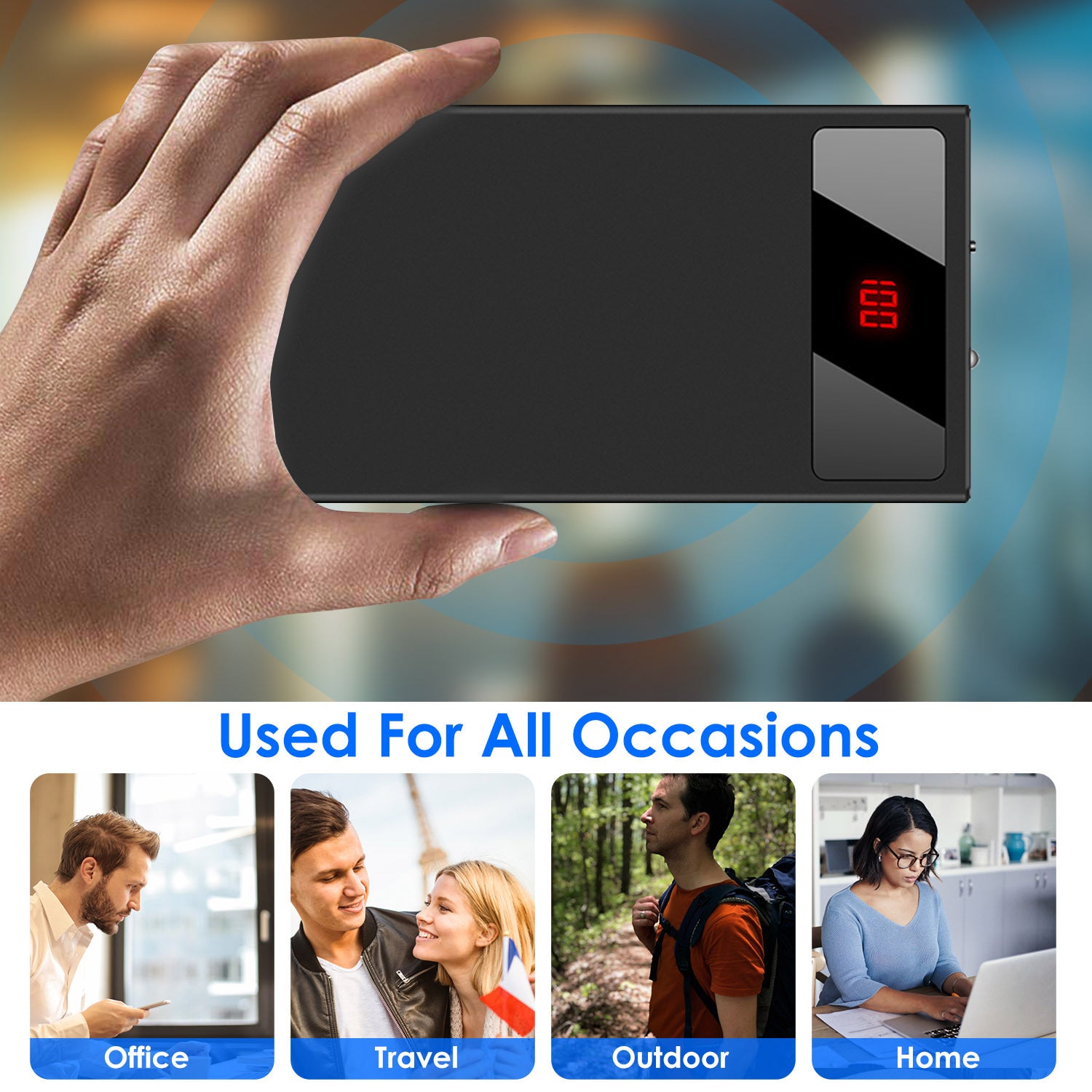 20000mAh Ultra-Thin Power Bank