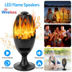 LED Flame Torch Bluetooth Speaker