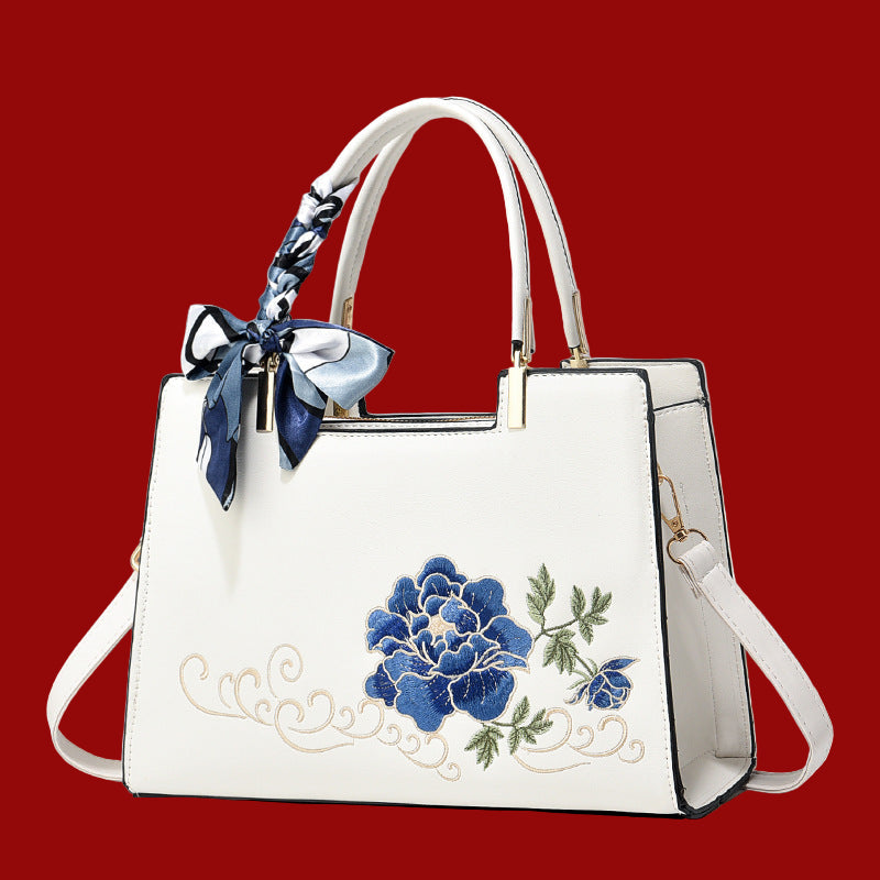 Large Capacity Embroidered Women Bag