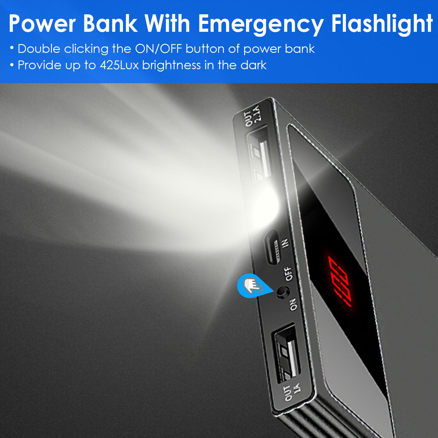 20000mAh Ultra-Thin Power Bank