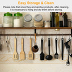 6Pcs Bamboo Wooden Cooking Utensil Set