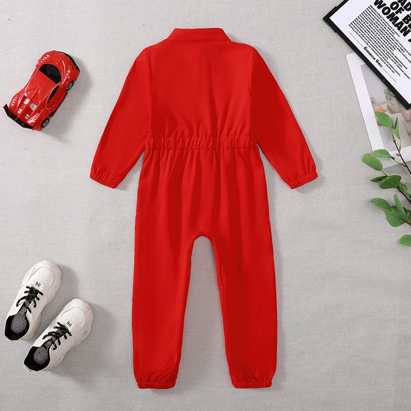 Toddler Race Car Driver Jumpsuit
