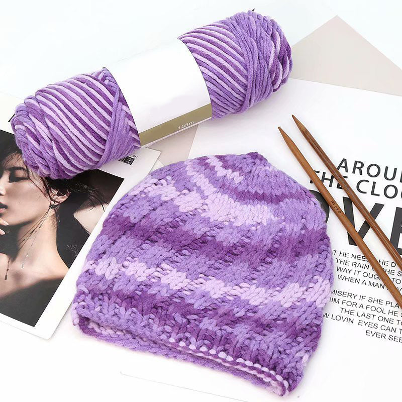 Gradient Milk Cotton Yarn – 8 Strands