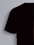 Color Eye Pattern Round Neck T-shirt