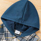 Toddler Boy Plaid Hoodie & Pants Set