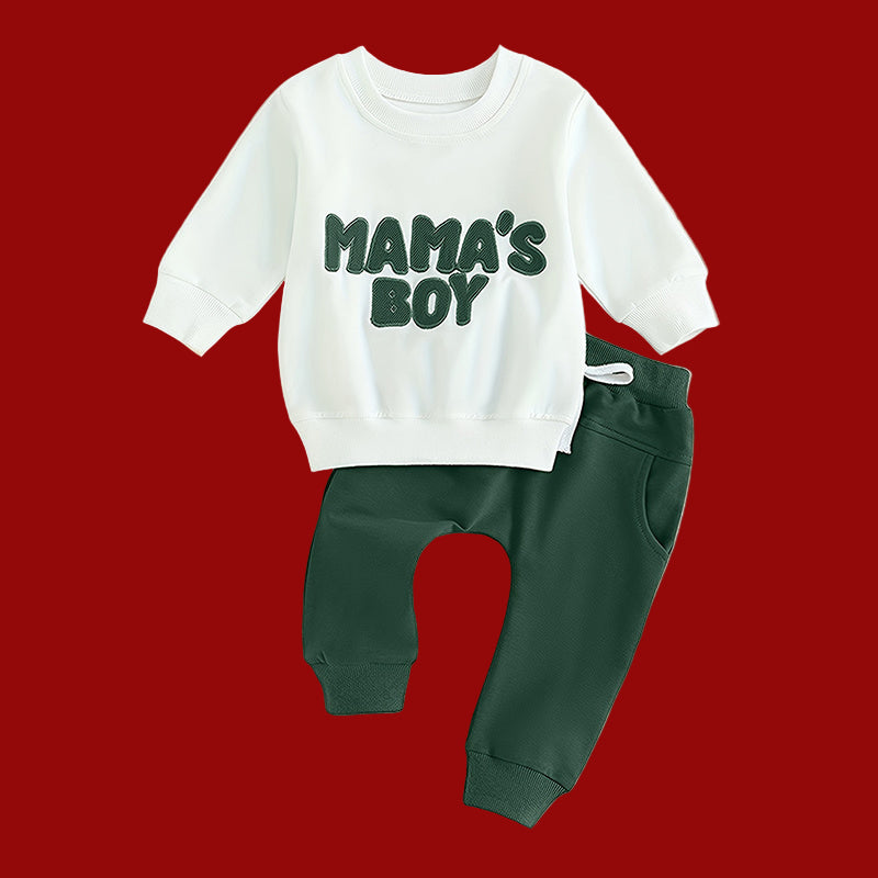 Mama’s Boy Toddler Outfit Set