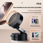 Foldable Magnetic Car Phone Holder with Suction Cup