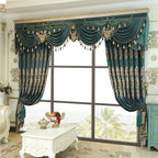 Luxury Embroidered Blackout Curtains – 2-Piece