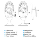 LED Flame Torch Bluetooth Speaker
