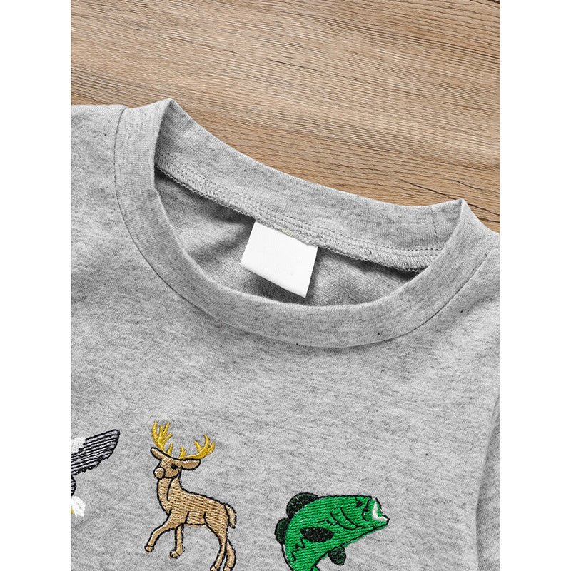 Baby Boy Long Sleeve Romper Set