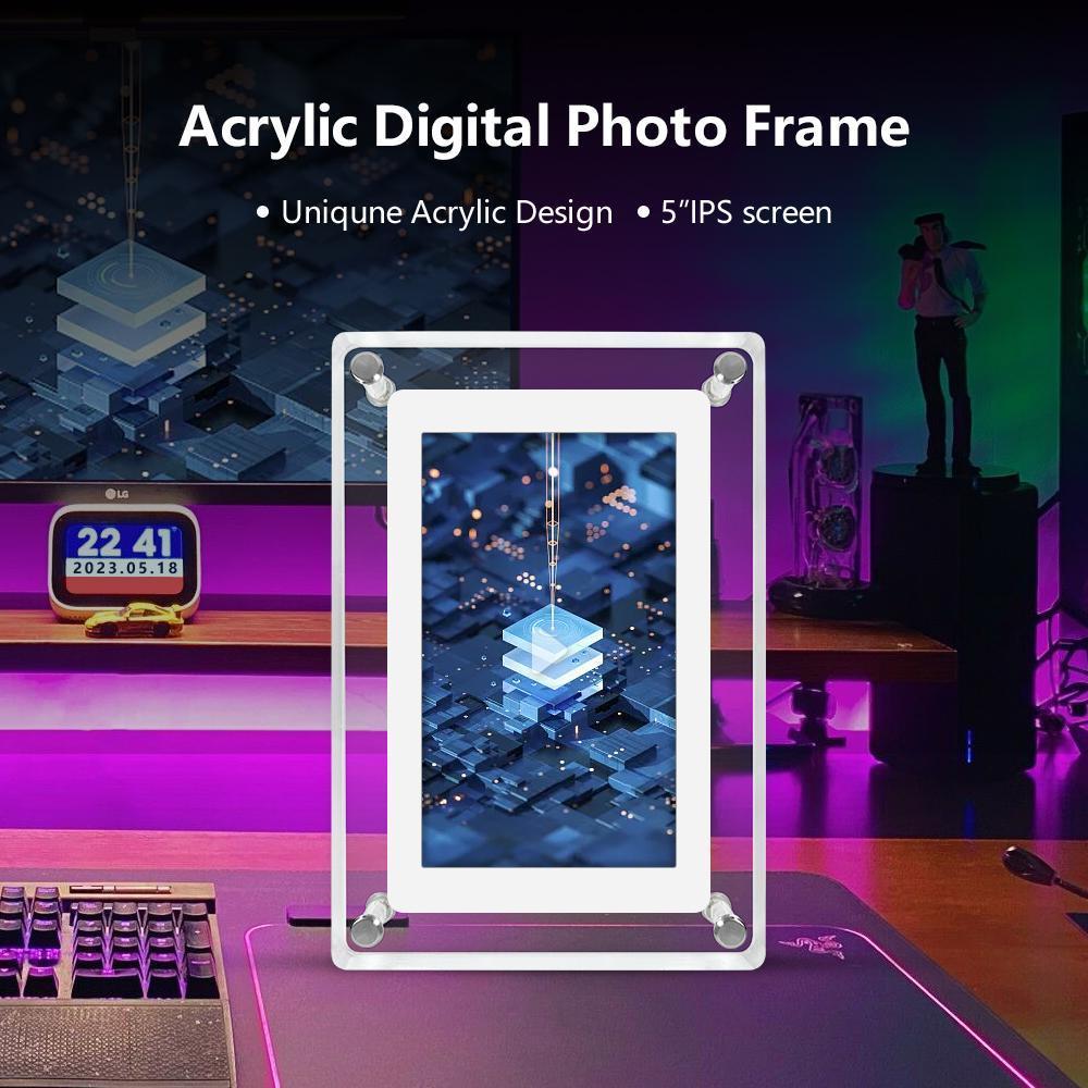 5'' IPS HD Digital Photo Frame – 4GB