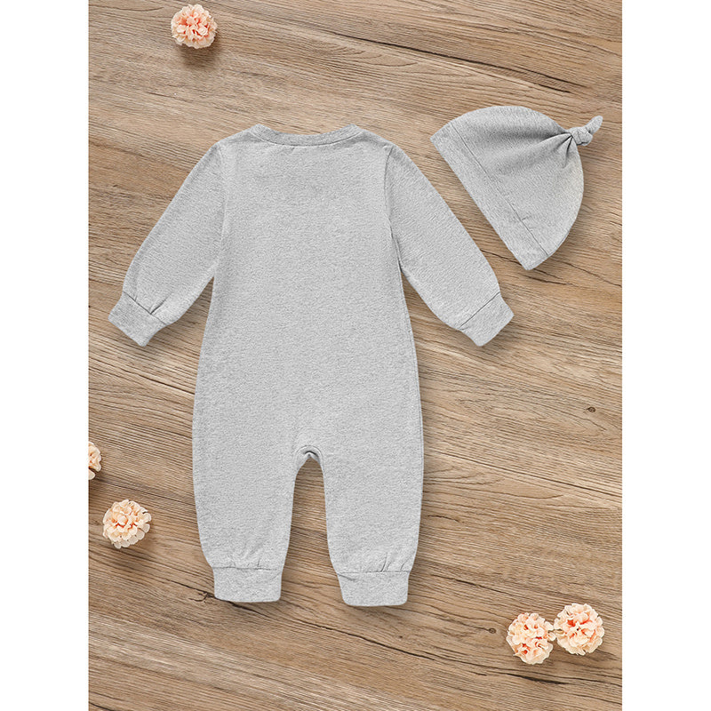 Baby Boy Long Sleeve Romper Set
