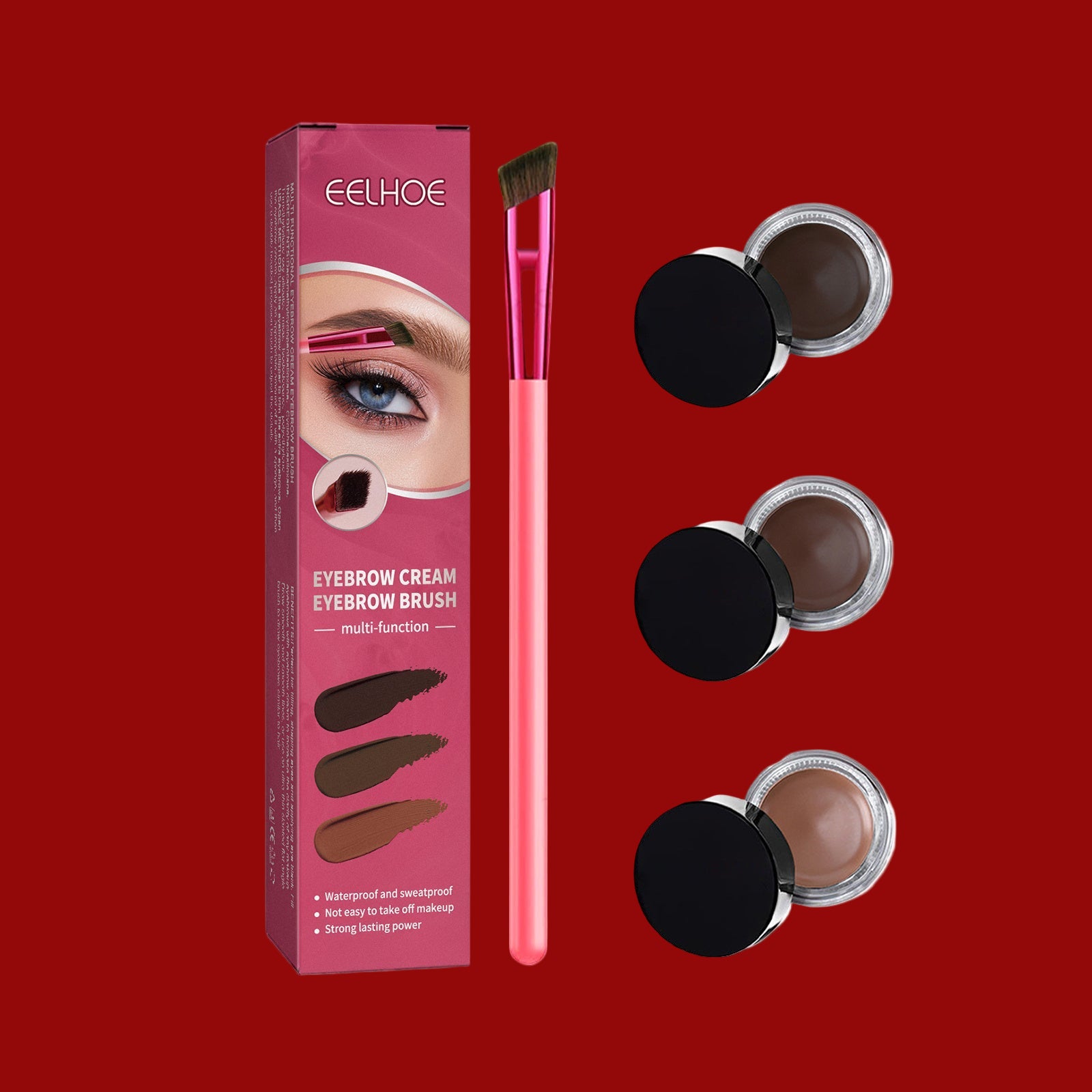 EELHOE Multi-functional Eyebrow Brush Set