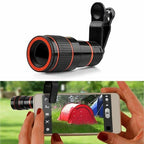 HD 8X Clip-On Zoom Lens for Mobile Phones