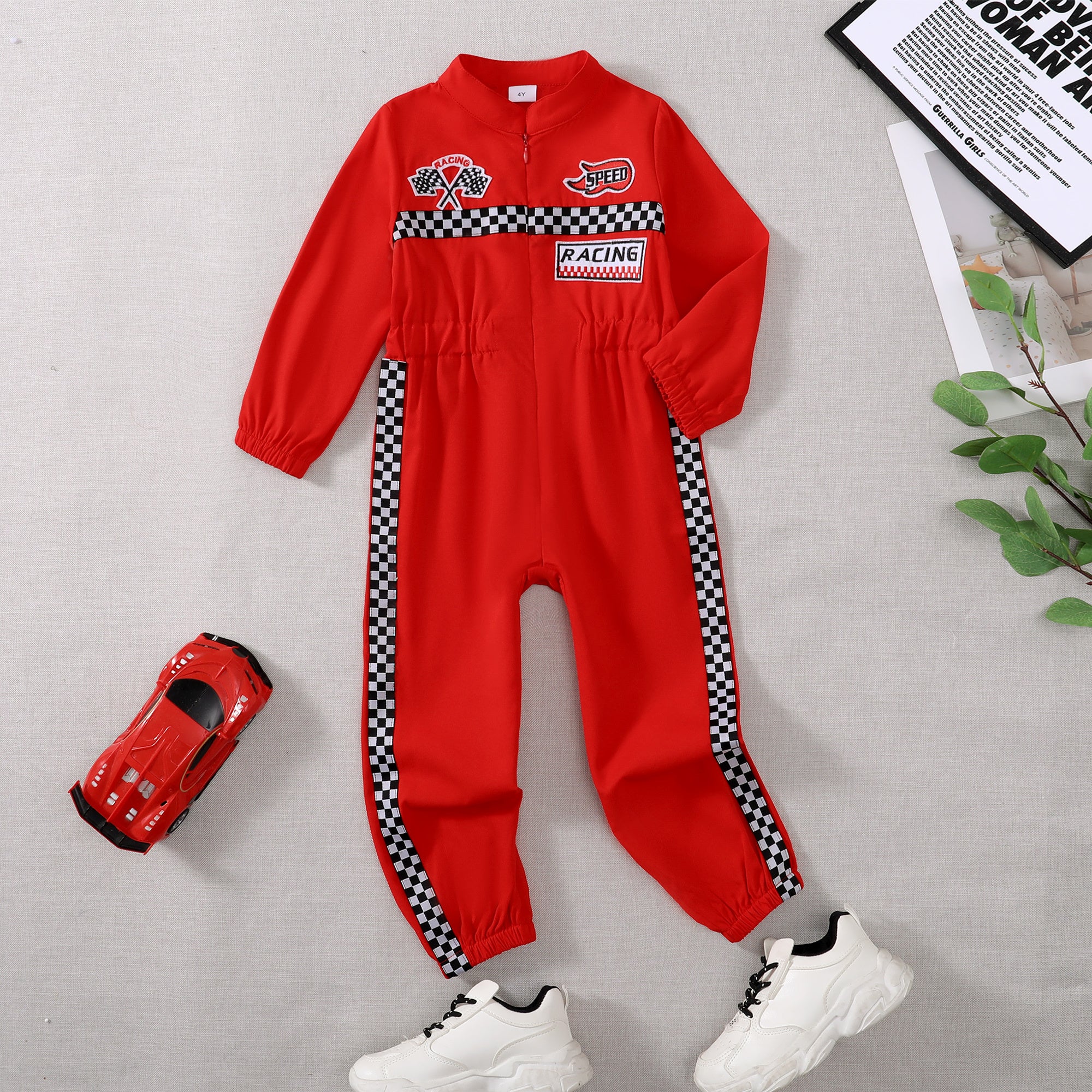 Toddler Race Car Driver Jumpsuit