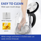 1.8L Glass Electric Kettle with LED Light